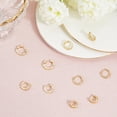 thumbnail image 3 of 1 Box 5 Pairs Small Hoop Earrings 18K Gold Plated Brass Cubic Zirconia Huggie Hoop Earrings Cartilage Piercing Ear Cuff TinyDIY, 3 of 7