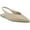 Beige, variant on LTD Womens Graceful Leather Slingback Mules
