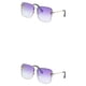 thumbnail image 3 of Guardurnaity Gafas de sol cuadradas Gafas de mujer Gafas a prueba de sol atractivas exquisitas Tipo 5 2Conjunto, 3 of 6