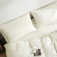 thumbnail image 7 of 100% Pure French Linen Pillowcases Soft & Breathable Pillow Case Set of 2 - Cream 20x30 Inch, 7 of 7