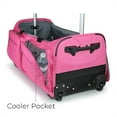 thumbnail image 7 of Mavii Dance Bag with Garment Rack, Dance Duffel-Wheeled 28 Inch Collapsible Bag, Lightweight Aluminum Rack, Hot Pink, 7 of 7