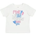 thumbnail image 3 of Inktastic Pink or Blue, Big Brother Loves You Footprints and Heart Boys Toddler T-Shirt, 3 of 5