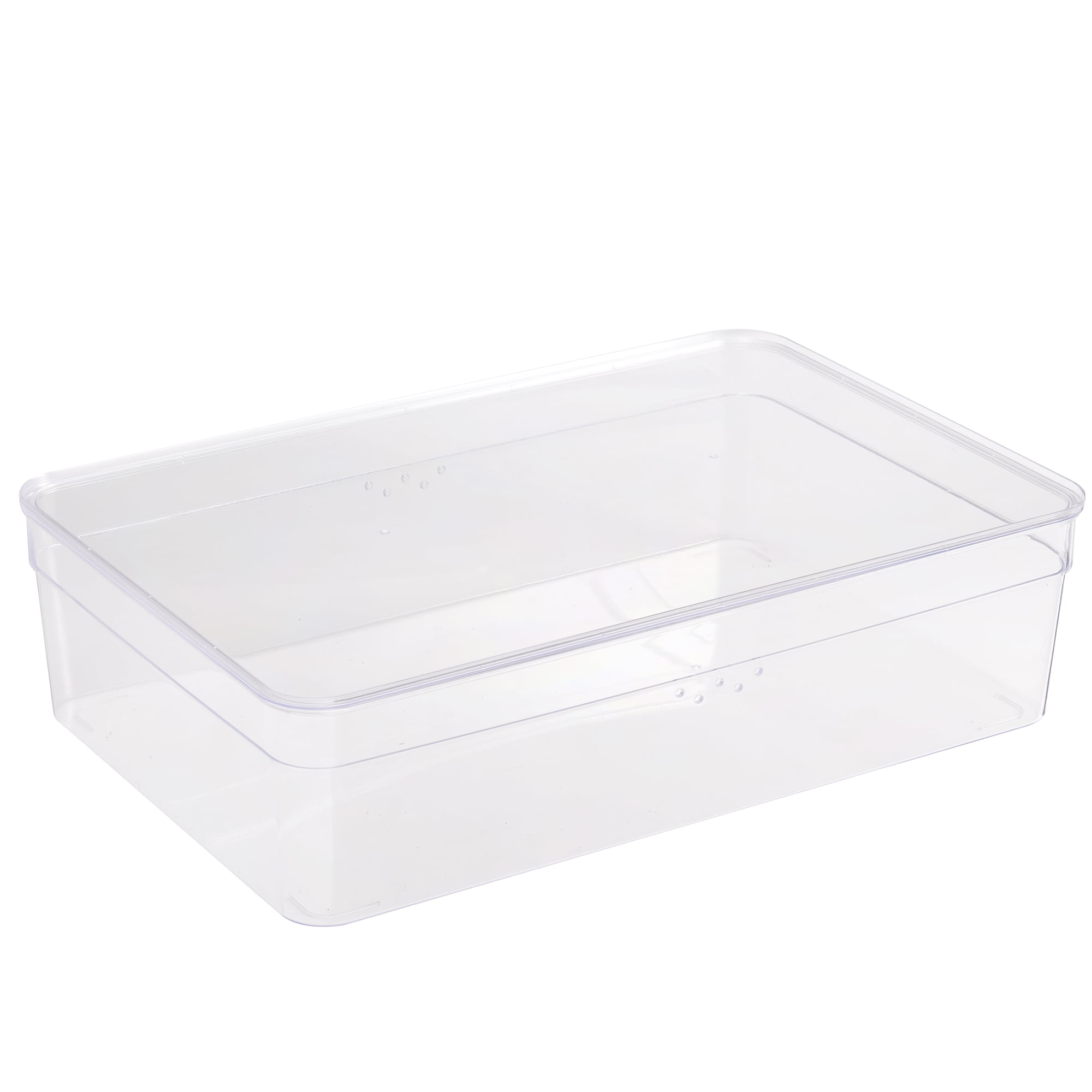 Mainstays Clear Boot Box With Lid, Clear Plastic