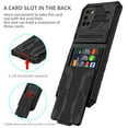 thumbnail image 3 of Cutyskin Samsung Glaxy A03S Armor Case with Hidden Card Holder Detachable Wallet Cover, Built-in Kickstand, Camera Lens Protection, Tough Rugged Shockproof Phone Case, Black, 3 of 9