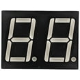 thumbnail image 3 of 15 Pack Common Anode 2 Digits 18 Pin Red LED 7-Segment Display, 0.6" Digit Height (0.98" x 0.31" x 0.73"), 3 of 6