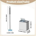 thumbnail image 3 of Snofrid Disposable Toilet Brush - Toilet Bowl Cleaner Brush with Wand, Toilet Cleaning System Kit, Includes 24 Replaceable Heads, for Deep Cleaning and Hygiene, Easy One-Press Detachable Design, 3 of 9