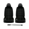 thumbnail image 1 of Wweixi Cotton Car Heated Seat Cover For Winter Seat Cover Car Seat Cover Preimum Fabric 3 Models Fast Heating Setting Portable Black Front double seat, 1 of 6