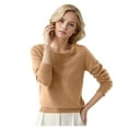 thumbnail image 1 of 2025 Chandail à Col Rond pour Femmes, Chandail en Molleton pour Hommes, Chandail Long Uni pour Hommes, 1 of 4