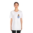 thumbnail image 3 of Pocket Peekaboo Monkey Animal Lover Unisex Shirt, 3 of 4