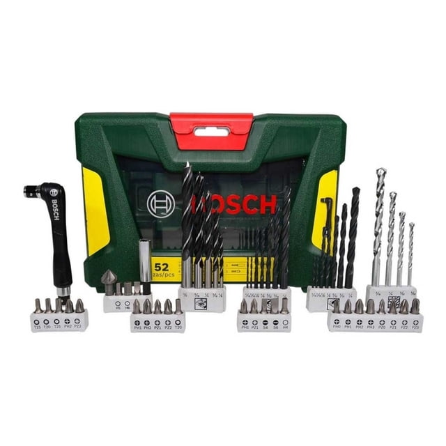 Kit Set Brocas Puntas Bosch Madera Metal Concreto 52pz Bosch BOSCH 2607017358