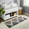 thumbnail image 2 of Chesapeake Davenport Grey Bath Runner (24"x60"), 2 of 2