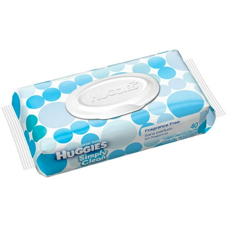 HUGGIES Simply Clean Wipes, 40 count