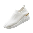 thumbnail image 2 of Orthopedic Sneakers for Women, Womens Walking Shoes with Arch Support Breathable Mesh Sports Shoes Soft Cushion Slip On Sneakers Thick Sole Casual Shoe, 2 of 5