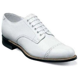 Madison Stacy Adams Mens Shoes Anaconda Leather White 00055  display picture 3