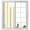 Yellow, variant on Static Cling Door Window Covering, Burnt Orange Grey Stripe Window Privacy Film Frosted, Modern Farmhouse Vertical Striped UV Blocking Windows Film for Office, Hotel, Bedroom, 29.5 x 78.7 Inches