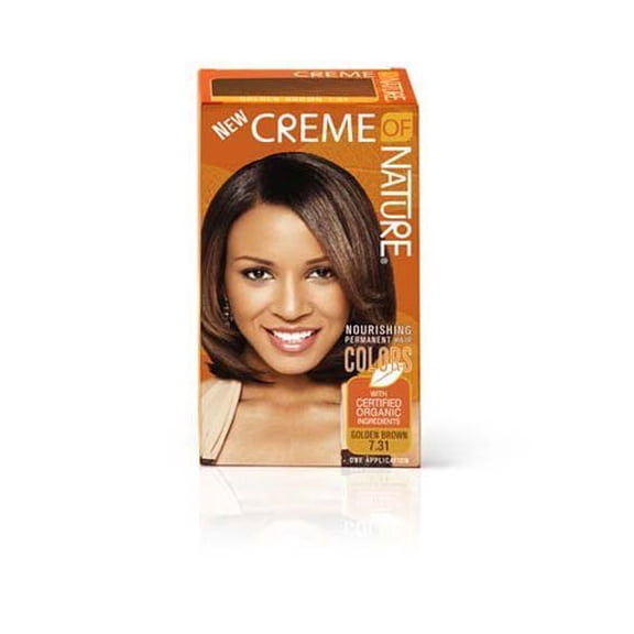 Creme of Nature Exotic Shine Color, Golden Brown, 7.31 Fluid Ounce