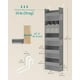 thumbnail image 5 of Organizador Shelf SONGMICS para colocar sobre la puerta, paquete de 2 unidades, 5 niveles, gris, 5 of 7