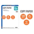 thumbnail image 3 of Pen + Gear Copy Paper, 8.5" x 11", 92 Bright, White, 20 lb., 1 Ream (500 Sheets), 3 of 9