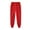 A01-Red, variant on TOWED22 Men's Cotton Sweatpants Open Bottom Athletic Jogger Sweatpants Lightweight Sweat Pants Lounge Pants with Pockets(Red,XXL)