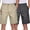 Black+Kahki, variant on 2-Pack PULI Men’s Golf Hybrid Dress Shorts Lightweight Quick-Dry Summer Flat Front Casual Shorts with Pockets