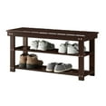 thumbnail image 2 of Pemberly Row Banc Utilitaire Moderne pour Vestiaire, Fini Bois Espresso, 2 of 9