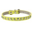 thumbnail image 1 of Collar para mascotas, suministros creativos para gatos, se puede colgar, tracción, contraste de diamantes, collar decorativo para gatos, collar de cuero para perros, 1 of 1