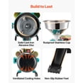 thumbnail image 6 of Commercial Electric Grain Mill Grinder 110 Lbs/H 1500W Cast Iron Pulverizer Powder Machine Non-Slip Rubber Feet for Dry Grains Spices Cereals Coffee Corn Pepper, 6 of 10