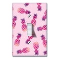 thumbnail image 1 of WIRESTER 1-Gang Toggle Light Switch Wall Plate/Switch Plate Cover, Hot Pink Pineapple Pattern Pink Pastel, 1 of 6