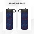 thumbnail image 3 of Lsque Blue Firework Pattern 18oz Sports Insulated Kettle With Straw Insulated Water Bottle Insulated Tumbler For Men Womans Sports Insulated Kettle, 3 of 8