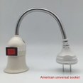 thumbnail image 2 of E27 Lamp Base US/EU/UK Plug Socket Base Adapter Bulb Flexible Extender Adjustable Standard Medium Light Bulb Socket Converter, 2 of 5