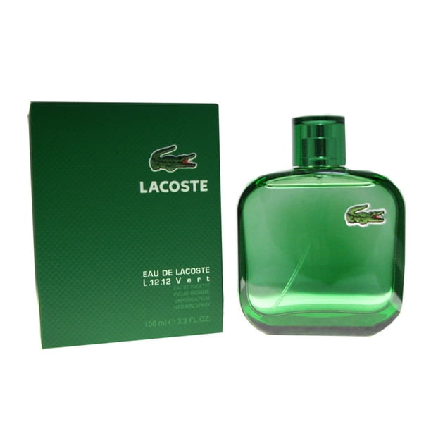 Lacoste Eau Lacoste L.12.12 Vert Men 3.3 oz EDT Spray - Walmart.com