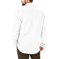 thumbnail image 3 of JGNGSHN Men's Button Up Shirts Casual Long Sleeve Cotton Linen Summer Shirt with Two Pockets Work Clothes, 3 of 7