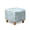 Rabbit Egg Carrot Chick Print Blue, variant on SCRAWLGOD Easter Rabbit Egg Carrot Chick Print Blue Ottoman Cover, Square Stretch Square Ottoman Covers Slipcover Soft Storage Footrest Protection for Living Room Removable Footstool Cover