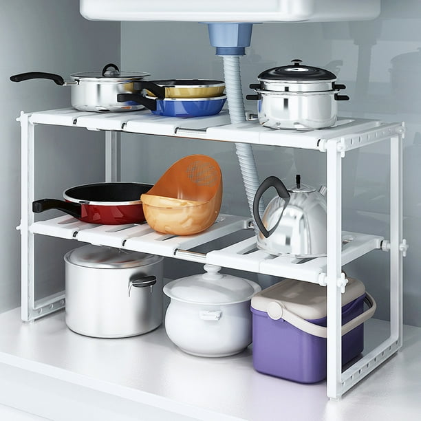 Expandable Adjustable Under Sink Shelf Storage Shelves For Kitchen Bathroom Multifunctional Rack Com - Under Bathroom Sink Rack Expandable Adjustable Under Sink Shelf Storage Shelves For Kitchen Bathroom Multifunctional Rack Com - Under Bathroom Sink Rack