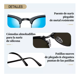 thumbnail image 4 of Lentes De Sol  Wünd Plegables Hombre Mujer Pequeños Uv400 Retro Modelo Azul, 4 of 5