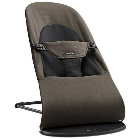 BabyBjorn Bouncer Balance Soft - Black/Brown, Organic Cotton