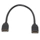 thumbnail image 2 of Cable DP a DP hembra a hembra compatible con 8K a 60 Hz 4K a 120 Hz Cable de extensión DisplayPort para TV Laptop 11.8in, 2 of 12