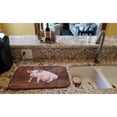 thumbnail image 2 of Pig at the barn door Dish Drying Mat, 2 of 7