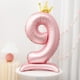 thumbnail image 3 of Globo digital rosa de aluminio de 42 pulgadas con número para decoración de fiestas de cumpleaños, regalo de cumpleaños para niñas, decoración de corona, 3 of 5