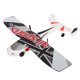 thumbnail image 3 of Avión de plástico con iluminación LED para principiantes y adultos, batería doble, planeador RC EPP rojo de 2,4 GHz, 3 of 8
