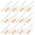 thumbnail image 2 of Agujas dispensadoras de plástico, 100 Uds., 25g, 13mm, aguja dispensadora de líquido Industrial para rellenar tintas líquidas, pegamento adhesivo naranja, 2 of 6