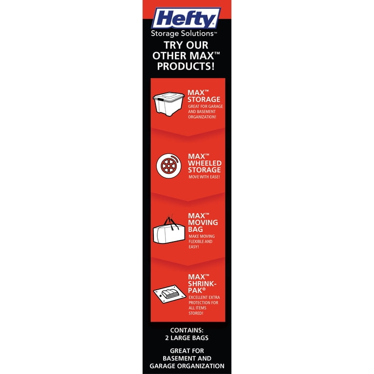 Hefty MAX Shrink-Pak Vacuum Compression Bags, 2-Pack XL photo 3