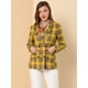 thumbnail image 2 of Chaqueta formal Allegra K Día de San Patricio mujer solapa con muesca Doble botonadura Amarillo S, 2 of 6