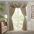 thumbnail image 4 of Croscill Avignon Pleat Curtain Panel with Tieback (Single) in Champagne 52x84", 4 of 11