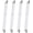 4pcs-White, variant on Sopito Bed Sheet Straps, 4Pcs Polyester Adjustable Elastic Fitted Sheet Straps Fasteners Non Slip Mattress Clips White 4Pcs