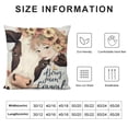 thumbnail image 5 of Orinice Girl Who Loves Cows Pillow Covers Cow Gifts for Cow Lovers Women Girls, Floral Cow Pillow Covers, Cow Decor, Cowgirl Room Decor, Cute Cow Stuff 18x18in, 5 of 5