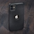 thumbnail image 1 of Funda de cuero con costuras para iPhone, carcasa de negocios de lujo para modelos 14Pro max, 13, 12 Pro, 11Pro Max, 12 Pro Max, XR, X, 13Pro, 1 of 4