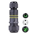 thumbnail image 1 of Outdoor Electrical Cable Connector IP68 Waterproof Junction Box External Cord Boxes for φ5-9mm Inlet Cable 2-pin with 3 Outlets, 1 of 8