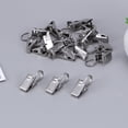 thumbnail image 2 of FUTUREORYY 36 Pcs Pinces Métalliques pour Tringle à Rideaux Acier Inoxydable Argent Usage Domestique, 2 of 6