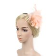 thumbnail image 3 of Chapeau de Derby en Forme de Fleur pour Femmes, pour Cocktail, Mariage, Bandeau, 3 of 3